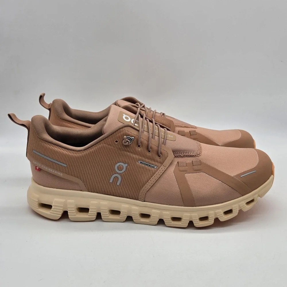 On Running Cloud Shoes Womens Size 11 Sandstone Waterproof CloudTec Running